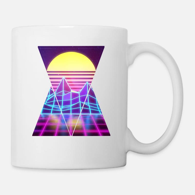 80s retro - Mug - white