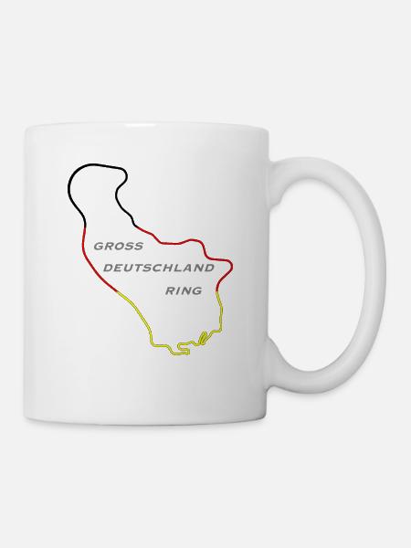 Deutschlandring - Tasse - Weiß