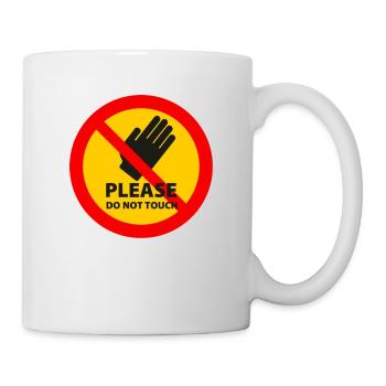 Please, do not touch - Mug - white - Right