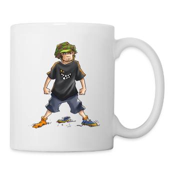Die Wilden Kerle Juli Pose - Tasse - Weiß - Rechts
