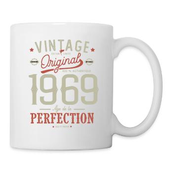 Zeitalter der Perfektion 1969 Jubiläum 52 Jahre - Tasse - Weiß - Rechts