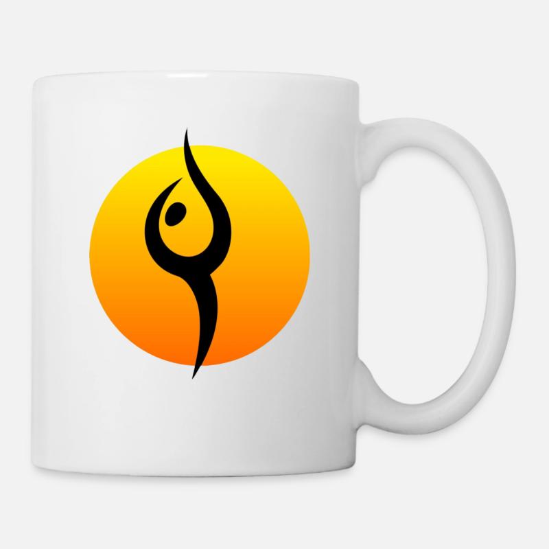 yoga - Tasse - Weiß