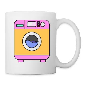 Machine à laver le linge ménage - Mug blanc - blanc - Droite