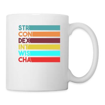 Gamer Stats Geschenk - Tasse - Weiß - Rechts