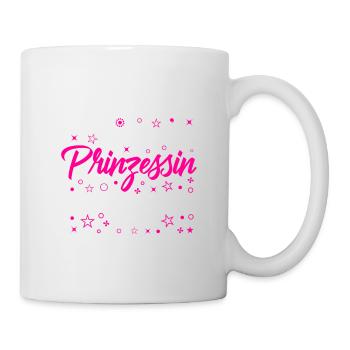 Feministin Prinzessin Königstochter Diva - Tasse - Weiß - Rechts