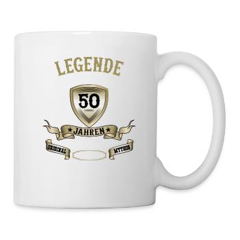 Club der alten Säcke 50 - 50. Geburtstagsgeschenk - Tasse - Weiß - Rechts