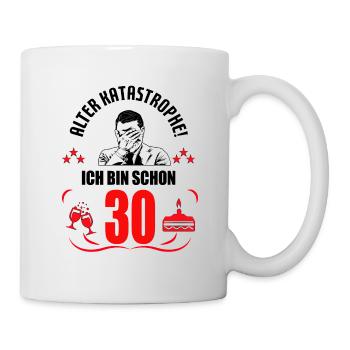 30. Geburtstag Mann Geschenk lustig Geburtstag 30 - Tasse - Weiß - Rechts
