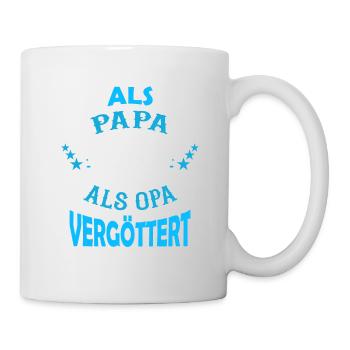 Bester Opa der Welt Geschenk Vatertagsgeschenk Opa - Tasse - Weiß - Rechts