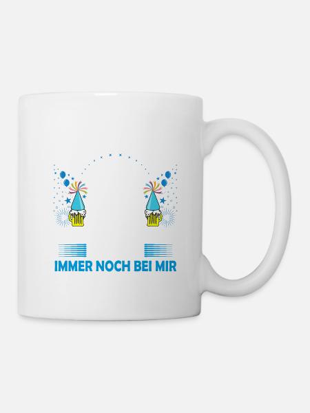 14. Geburtstag Jungen Geschenk lustig Endlich 14 - Tasse - Weiß