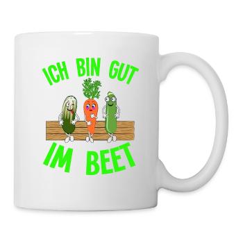Landschaftsgärtner Gärtnern Gartenarbeit Statement - Tasse - Weiß - Rechts