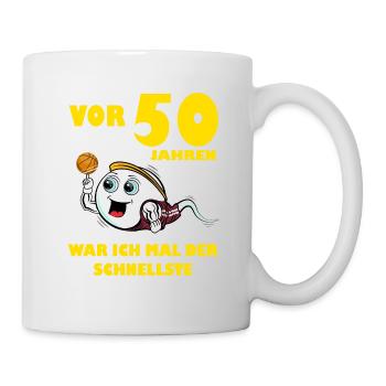 50.Ehrentag 50. Jubiläum Club der alten Säcke 50 - Tasse - Weiß - Rechts