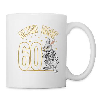 60 Geburtstag Geschenke lustig 60. Geburtstag Mann - Tasse - Weiß - Rechts