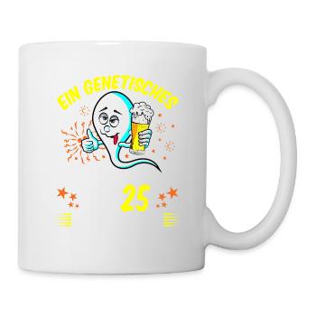 Vor 25 Jahren war ich mal der Schnellste 25 Jahre - Tasse - Weiß - Rechts