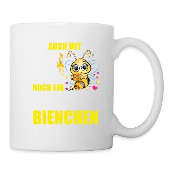 50 Geburtstag Frauen Geschenk lustig Biene Imker - Tasse - Weiß - Rechts