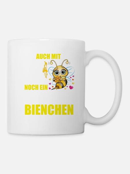 50 Geburtstag Frauen Geschenk lustig Biene Imker - Tasse - Weiß