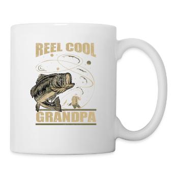 Grandpa Grandfather Hunter Grandpa Fishing Fish - Mug - white - Right