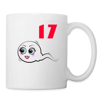 17 Geburtstag 17. Jubiläum 17. Ehrentag Geschenk - Tasse - Weiß - Rechts