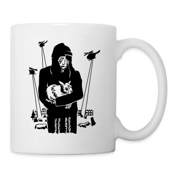 TIERVERSUCHSFREI / Frohe Ostern - Tasse - Weiß - Rechts