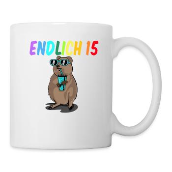 15 Geburtstag Fun Geschenk lustig 15. Ehrentag - Tasse - Weiß - Rechts