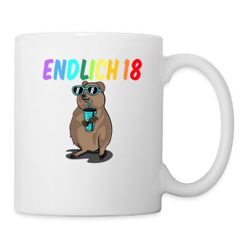 18 Geburtstag Fun Geschenk lustig 18. Ehrentag - Tasse - Weiß - Rechts