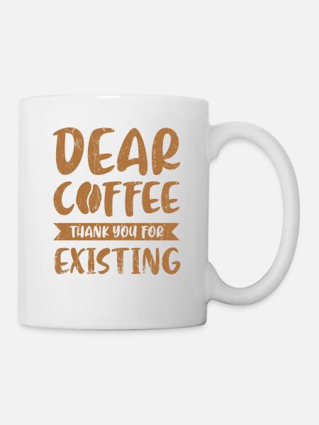 A Nightmare Before The Coffee Caffeine Lover - Mug - white