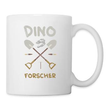 Dinosaurier Forscher Design für Jungs - Tasse - Weiß - Rechts
