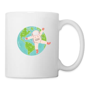 There is no Planet-b-design For Climate Change - Mug - white - Right