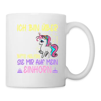 45. Geburtstag Frauen Geschenk lustig 45. Ehrentag - Tasse - Weiß - Rechts