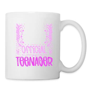 13 Geburtstag Mädchen süß 13. Geburtstag 13 Jahr - Tasse - Weiß - Rechts