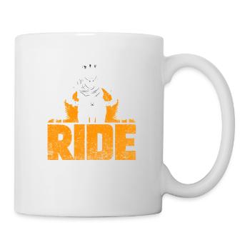 Ride Cyclist Design for cyclists or bikers - Mug - white - Right