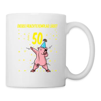 50 Geburtstag Geschenkidee Baujahr 1972 lustig - Tasse - Weiß - Rechts