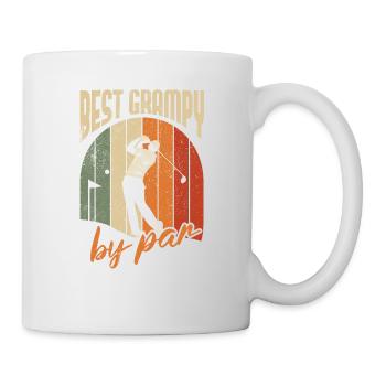 Bester Grampy Von Par Design Für Golfliebhaber - Tasse - Weiß - Rechts