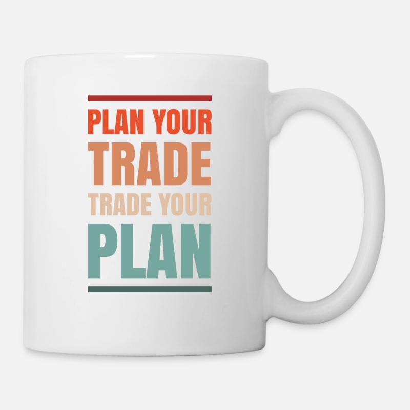 Vaincre la conception du trading de marché pour les traders ou - Mug blanc - blanc