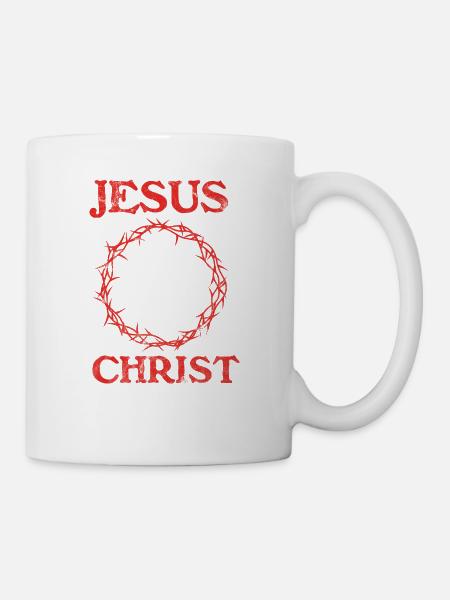 Jésus-Christ donne la priorité à Dieu - Mug blanc - blanc