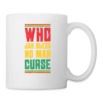 For Wen Jah No Man Curse Reggae Style Design - Mug - white - Right