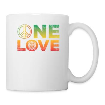 A Love Design For Reggae Rasta - Mug - white - Right