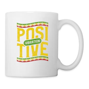 Conception à vibrations positives pour - Mug blanc - blanc - Droite