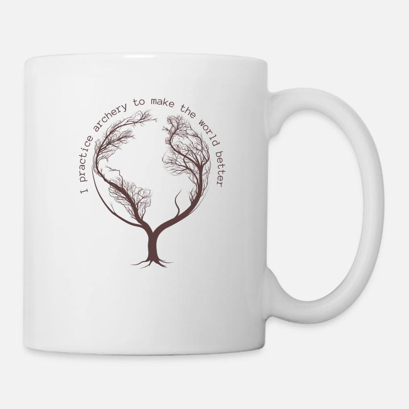Geschenk Bogenschütze Bogenschütze lustiger Humor Bogenschütze Bogenschütze - Tasse - Weiß