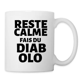 Cadeau humour diabolo cirque passion drôle - Mug blanc - blanc - Droite