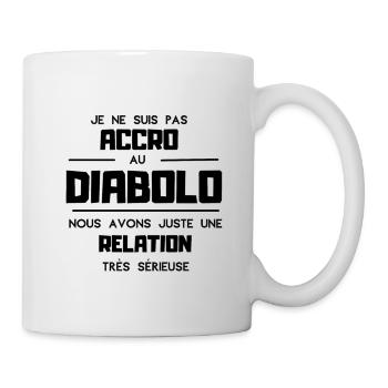 Cadeau humour diabolo cirque passion drôle - Mug blanc - blanc - Droite
