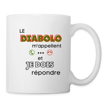 Cadeau humour diabolo cirque passion drôle - Mug blanc - blanc - Droite