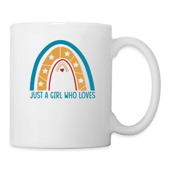 Nur Ein Mädchen, Das Pferde-design Für Pferd Liebt - Tasse - Weiß - Rechts