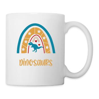 Nur Ein Mädchen, Das Dinosaurier-design Für Dino - Tasse - Weiß - Rechts