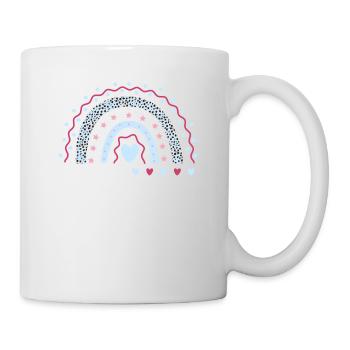Neuf léopards arc-en-ciel design Pour 9. - Mug blanc - blanc - Droite