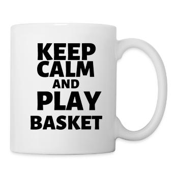 Gift basketball basketball funny sport passion - Mug - white - Right