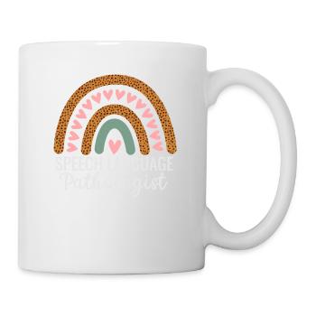 Speech pathologist design for language - Mug - white - Right