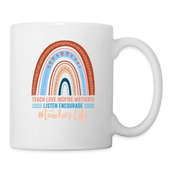 Teacher Life Design for Inspiring Teachers - Mug - white - Right