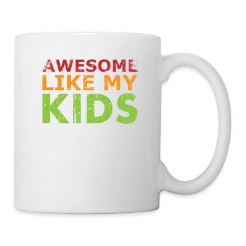 Fantastisch Wie Mein Kinderdesign Für Papa Oder - Tasse - Weiß - Rechts