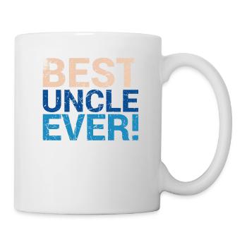 Best uncle of all time for the birthday of the - Mug - white - Right