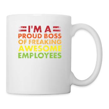 Je suis un fier patron de Damn Great - Mug blanc - blanc - Droite